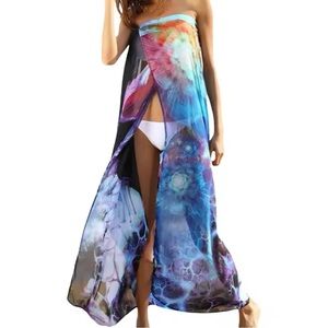 Colorful Women's Swim Cover-Up